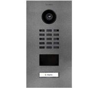 DoorBird D2101V Interphone vidéo IP Ethernet Station extérieure acier inoxydable, oxyde de fer mic