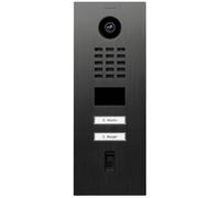 DoorBird D2102FV Interphone vidéo IP Ethernet Station extérieure acier inoxydable V2A (brossé), Titane
