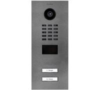 DoorBird D2102V Interphone vidéo IP Ethernet Station extérieure acier inoxydable, oxyde de fer micacé (satiné)