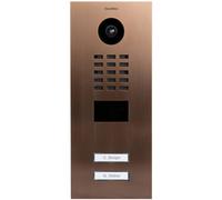 DoorBird D2102V Interphone vidéo IP Ethernet Station extérieure acier inoxydable V2A (brossé), Bronze