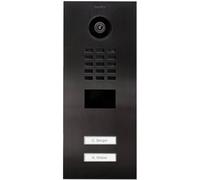 DoorBird D2102V Interphone vidéo IP Ethernet Station extérieure acier inoxydable V2A (brossé), Ti