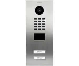 DoorBird D2102V Interphone vidéo IP Ethernet Station extérieure acier inoxydable V4A (brossé)