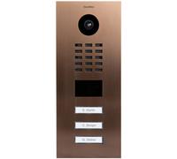 DoorBird D2103V Interphone vidéo IP Ethernet Station extérieure acier inoxydable V2A (brossé), Bronze