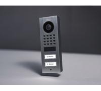 DoorBird IP portier vidéo D1102V en saillie, acier inoxydable V2A, brossé, 2 boutons decall, boîtier inclus demounting fr