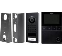 DoorBird Kit D11 Interphone vidéo Ethernet, Wi-Fi Set complet noir graphite (satiné mat)