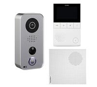 DoorBird Kit Portier vidéo IP D101S avec Moniteur vidéo A1101 et Carillon A1061W