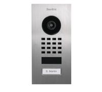 DoorBird D1101V Unterputz Interphone vidéo IP Wi-Fi, Ethernet Station extérieure acier inoxydable V2A (brossé)