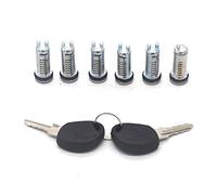 DOOREX BARILLET DE SERRURE DE PORTE for IVECO DAILY 2000-2012 2996076 2996075 2992551 2991727 Cylindre de verrouillage de commutateur (Size : Black Keys)