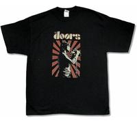 Doors Rays Black T Shirt New Official Jim Morrison Lizard King Mens Women Manches Courtes(Medium)