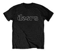 Doors the - T-Shirt # L Unisex Black # Logo [Import]