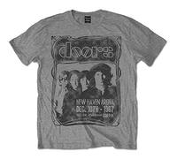 Doors - the - T-Shirt # S Grey Unisex # New Haven Frame [Import]