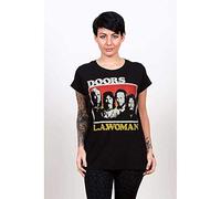 Rock Off Trade T-shirt Doors the – La Woman Femme Noir XXL (Import)