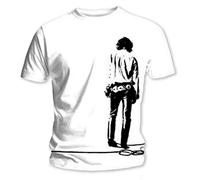 The Doors - T-Shirt Solitary - Adulte (2XL) (Blanc)