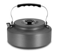 Doorslay Bouilloire de camping en alliage d'aluminium avec sac de transport, cafetière compacte et légère, 0,8 L/1,1 L/1,2 L/1,6 L en option