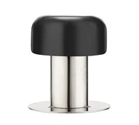 Doorstop, Butée de porte en acier inoxydable, tête de champignon, caoutchouc épais, support anti-collision, loquet de porte ，of the door(100mm Height)