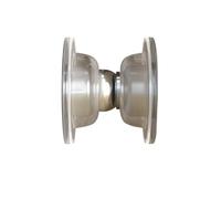 Doorstop, Butée de porte magnétique courte, anti-collision et coupe-vent, sans perçage, silencieuse, à ventouse en silicone ，of the door(Transparent)