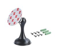 Doorstop, Butée de porte magnétique en acier inoxydable, autocollante, fixation invisible, for sol ou mur, sans clous ，of the door(GRAY)