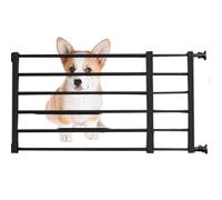 Doorway Dog Gate - Retractable Pet Fence, No Drilling Installation, Heavy Duty Durable Design, Extra Wide Adjustable Barrier for Dogs, Ideal Stairs, Living Room, Bedroom, Bathroom | Safety Home Pets