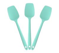 Doosu Cuillère-Spatule en Silicone, Résistante à 315°C, 3 Pièces, Bleu ciel | Maryse Cuisine Racloir ustensile pro, souple caoutchouc sans BPA, ne raye pas, antiadhésif pour cuisson poêle mélange œufs