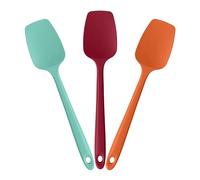 Doosu Cuillère-Spatule en Silicone, Résistante à 315°C, 3 Pièces, Multi-5 | Maryse Cuisine Racloir ustensile pro, souple caoutchouc sans BPA, ne raye pas, antiadhésif pour cuisson poêle mélange œufs