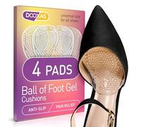 DOOXAS Coussins de pied pour talons hauts - Inserts de talon haut - Inserts de chaussures en gel pour soulager les douleurs au pied - Plus de confort avec coussins de pieds pour femme - Coussinets