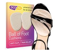 DOOXAS Coussins de plante des pieds pour talons hauts, inserts de chaussures en flanelle douce pour soulager les douleurs au pied, forme innovante de semelles intérieures pour plus de confort
