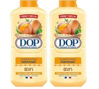 DOP Shampooing Fortifiant Sans Silicone pH Doux Œufs Tous Types de Cheveux Format Familial 500ml (Lot de 2)