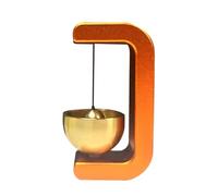 Dopamin Bell Chime - Sonnette de porte magnétique - Jeu d'alarme d'entrée | Alarme de porte magnétique pour l'ouverture de la porte en laiton Cloche de décoration de porte pour le jardin de la maison