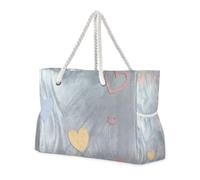 Dopamine Love Sac fourre-tout anti-sable pour femme avec poches latérales et porte-gobelets sur le côté