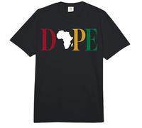 Dope Africa Map Juneteenth Black Pride Celebration Comfort Colors Adult Heavyweight T-Shirt