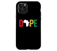 Dope Africa Map Juneteenth Pan African Pride Coque pour iPhone 11 Pro