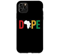 Dope Africa Map Juneteenth Pan African Pride Coque pour iPhone 11 Pro Max