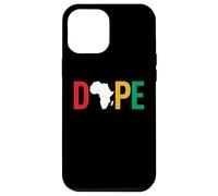 Dope Africa Map Juneteenth Pan African Pride Coque pour iPhone 12 Pro Max