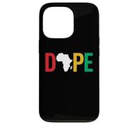Dope Africa Map Juneteenth Pan African Pride Coque pour iPhone 13 Pro