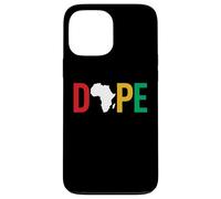 Dope Africa Map Juneteenth Pan African Pride Coque pour iPhone 13 Pro Max