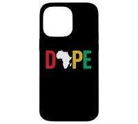 Dope Africa Map Juneteenth Pan African Pride Coque pour iPhone 14 Pro Max