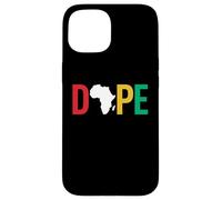 Dope Africa Map Juneteenth Pan African Pride Coque pour iPhone 15