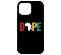 Dope Africa Map Juneteenth Pan African Pride Coque pour iPhone 16 Pro Max