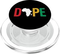 Dope Africa Map Juneteenth Pan African Pride PopSockets PopGrip pour MagSafe