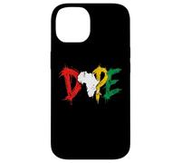Dope Africa Map Pan African Colors Juneteenth Coque pour iPhone 14