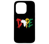 Dope Africa Map Pan African Colors Juneteenth Coque pour iPhone 15 Pro