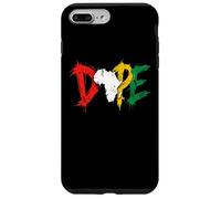 Dope Africa Map Pan African Colors Juneteenth Coque pour iPhone 7 Plus/8 Plus