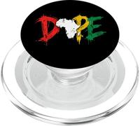 Dope Africa Map Pan African Colors Juneteenth PopSockets PopGrip pour MagSafe