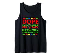 Dope Black Administrateur réseau Proud Black Professional Débardeur
