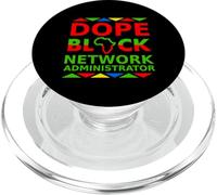 Dope Black Administrateur réseau Proud Black Professional PopSockets PopGrip pour MagSafe