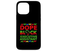 Dope Black, Assistante de Direction, fière d'être Une Professionnelle Noire Coque pour iPhone 13 Pro Max