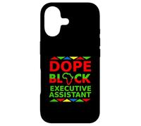 Dope Black, Assistante de Direction, fière d'être Une Professionnelle Noire Coque pour iPhone 17