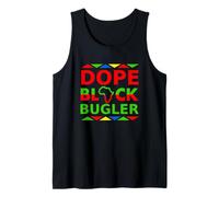 Dope Black Bugler Afro-Américain Bugle Player Musicien Débardeur
