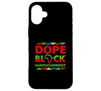 Dope Black, claveciniste, Clavecin Afro-américain Coque pour iPhone 16 Plus