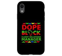 Dope Black Client Relations Manager Fier Succès Client Coque pour iPhone XR